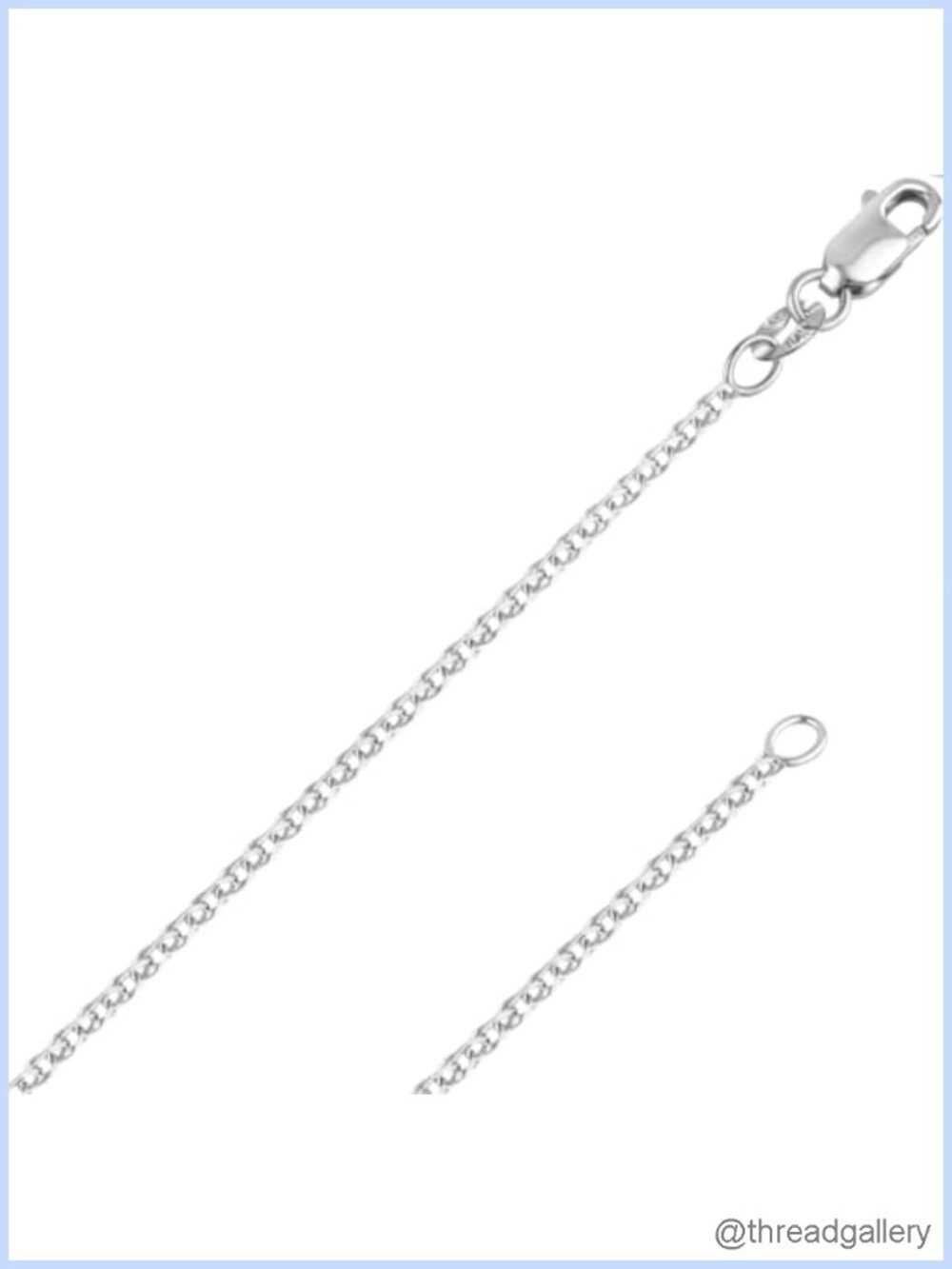 Italian 10K Yellow Gold 1.5mm Open Wheat Chain Necklace 16 Inches Lobster Clasp